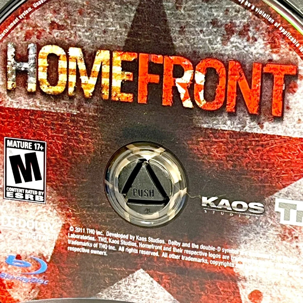 Homefront PS3 Video Game Sony PlayStation 3 GameStop Case Tested Loose Disc